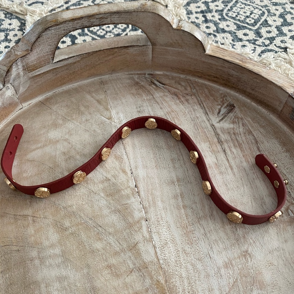Tori Burch leather wrap bracelet - Picture 2 of 4